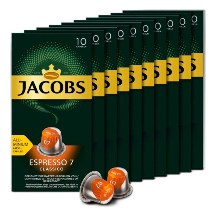 Кофе в капсулах MONARCH "Original" Espresso 7 Classico для кофемашин Nespresso, 10 порций, 4058902, 622379