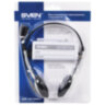 Наушники с микрофоном (гарнитура) SVEN AP-010MV, проводные, 2 м, с оголовьем, черные, SV-0410010MV, 512970