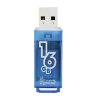 Флеш-диск 16 GB, SMARTBUY Glossy, USB 2.0, синий, SB16GBGS-B, 512191