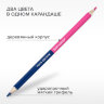 Карандаши цветные двусторонние BRAUBERG PREMIUM TWIN COLOUR, 12 штук, 24 цвета, шестигранные, грифель 3,3 мм, натуральное дерево, 181874, 181874