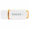 Флеш-диск 128 GB PHILIPS SNOW, разъем USB 2.0, желтый, FM12FD70B/97, 514081