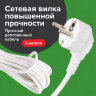 Сетевой фильтр SONNEN SPW-505, 5 розеток с заземлением, выключатель, 10 А, 5 м, белый, 513655, 513655