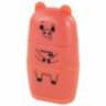 Точилка с ластиком 2 в 1 BRAUBERG KIDS "Зверушки", 2 отверстия, дизайн ассорти, 271989, 16 штук, 271989