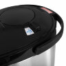 Термопот SONNEN TP-50, 5 л, 900 Вт, 1 температурный режим, 3 режима подачи воды, сталь, белый/серебро, 456711, 456711