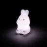 Ночник силиконовый LED "Зайчик" 54x63x95 мм, белый свет/RGB, на батарейках (в комплекте), DASWERK (ДАСВЕРК), 238933, 238933