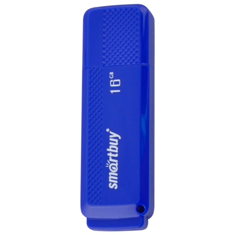 Флеш-диск 16 GB, SMARTBUY Dock, USB 2.0, синий, SB16GBDK-B, 512771