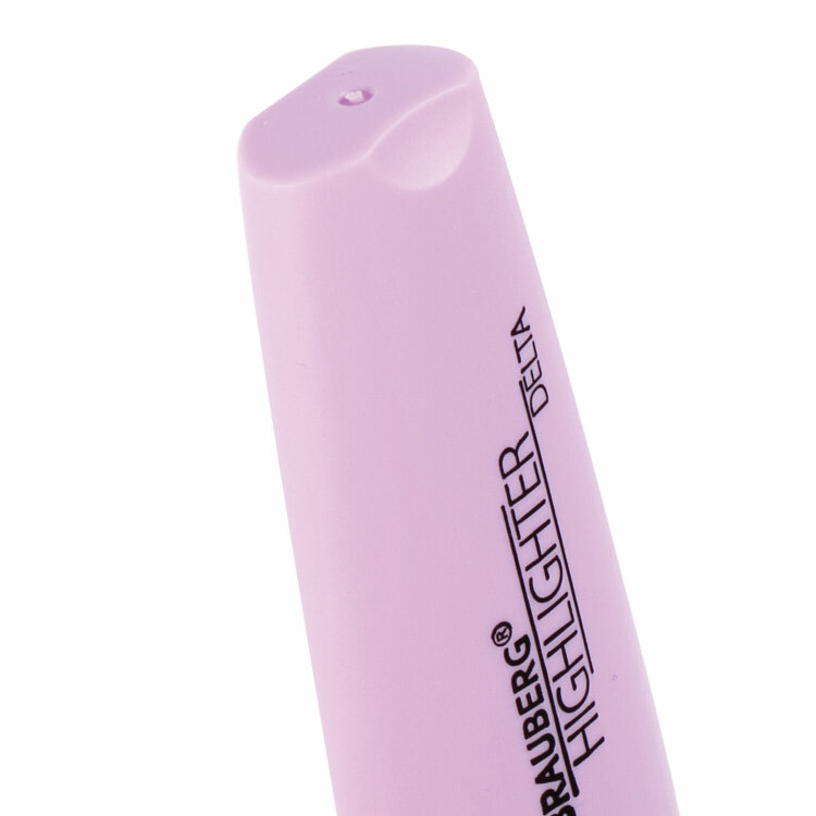 Текстовыделитель BRAUBERG "DELTA PASTEL", ЛАВАНДОВЫЙ, линия 1-5 мм, 151733, 151733