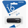 Флеш-диск 16 GB SMARTBUY Clue USB 2.0, черный, SB16GBCLU-K, 513784