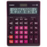 Калькулятор настольный CASIO GR-12С-WR (210х155 мм), 12 разрядов, двойное питание, БОРДОВЫЙ, GR-12C-WR-W-EP, 250444