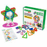 Магнитный конструктор MAGNETIC BLOCKS, 100 деталей, 2 колесные базы, карусель, BRAUBERG KIDS, 665720, 665720