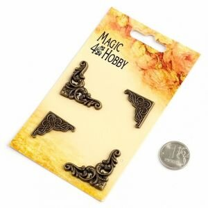 Скрапбукинг уголки металлические, MG.ME.108, 495391K