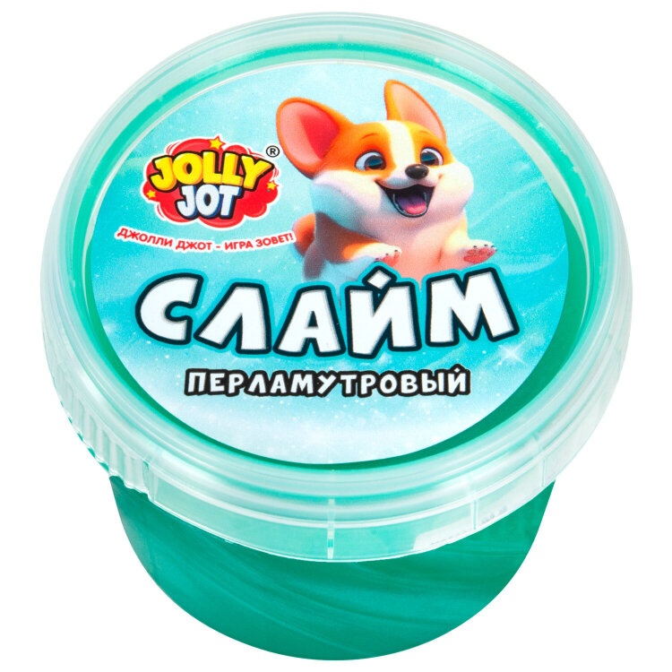 Слайм МИКС, 100 г, АССОРТИ, 8 видов, JOLLY JOT (ДЖОЛЛИ ДЖОТ), 667321, 16 штук, 667321