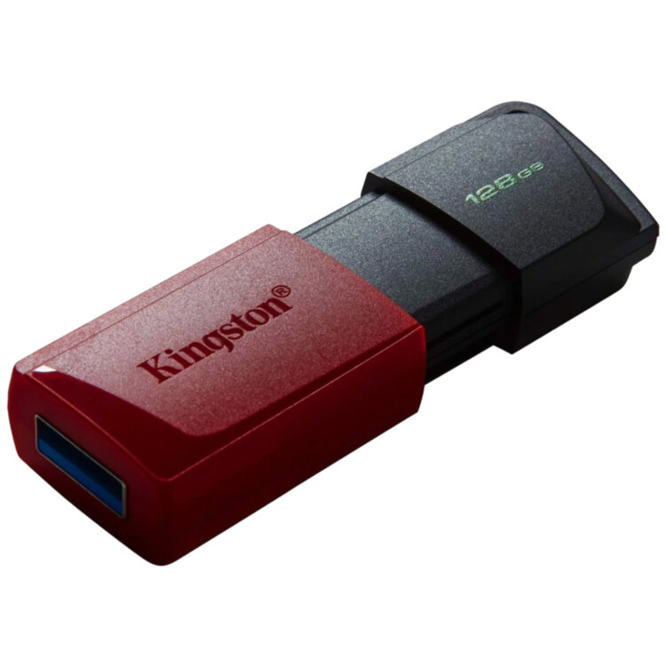 Флеш-диск 128GB KINGSTON DataTraveler Exodia M, разъем USB 3.2, черный/красный, DTXM/128GB, 513782