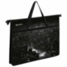 Папка для рисунков и чертежей с ручками BRAUBERG А3, пластик, молния сверху, "Night city", 273410, 273410