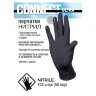 Перчатки нитриловые смотровые CONNECT ULTRA BLACK, 50 пар (100 шт.), размер M (средний), черные, CON-UB-INT-02, 631745