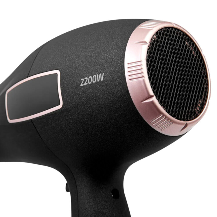 Фен BRAYER BR3001, 2200 Вт, 6 скоростей, 8 температурных режимов, сенсорное управление, серый, 456102