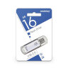 Флеш-диск 16 GB, SMARTBUY V-Cut, USB 2.0, металлический корпус, серебристый, SB16GBVC-S, 512196
