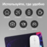 Коврик для мыши SONNEN "SMOKE", резина + ткань, 220х180х3 мм, 513289, 513289