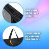 Папка для рисунков и чертежей с ручками BRAUBERG А3, пластик, молния сверху, "Черное золото", 272232, 272232