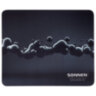 Коврик для мыши SONNEN "DROPS", резина + ткань, 220х180х3 мм, 513290, 513290