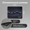 Коврик для мыши SONNEN "DROPS", резина + ткань, 220х180х3 мм, 513290, 513290