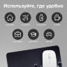 Коврик для мыши SONNEN "DROPS", резина + ткань, 220х180х3 мм, 513290, 513290