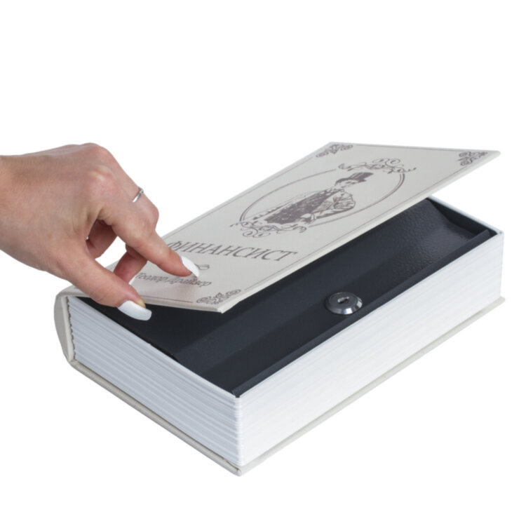 Сейф-книга "ФИНАНСИСТ", 60х170х240 мм, ключевой замок, BRAUBERG, 291057, 291057