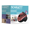 Пылесос SCARLETT SC-VC80B63 с пылесборником, 1600 Вт, мощность всасывания 360 Вт, красный, 455889