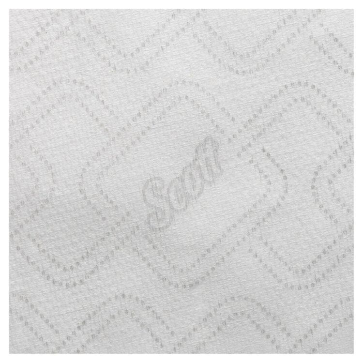 Полотенца бумажные рулонные KIMBERLY-CLARK Scott, КОМПЛЕКТ 6 шт., 350 м, белые, 6691, 117751