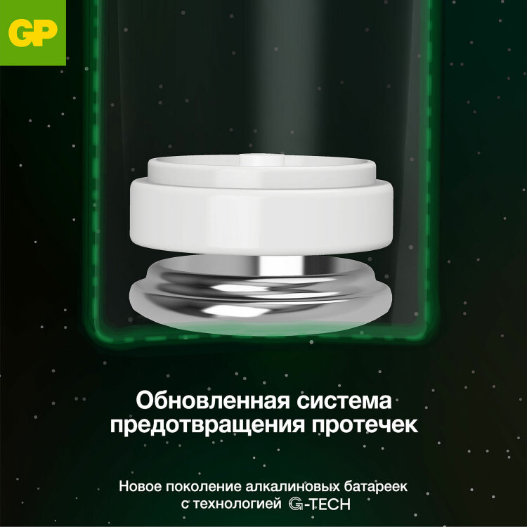 Батарейки КОМПЛЕКТ 4 шт., GP Super G-Tech, AAA (LR03, 24А), алкалиновые, мизинчиковые, блистер, 24A-2, 450436