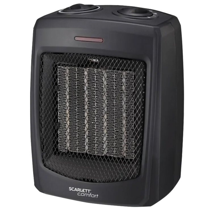 Тепловентилятор SCARLETT SC-FH1.511MC, 1500 Вт, 3 режима работы, черный, 457467