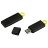 Флеш-диск 128 GB KINGSTON DataTraveler Exodia, разъем USB 3.2, черный/желтый, DTX/128GB, 513639