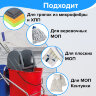 Тележка уборочная BRABIX, 2 съемных ведра 25 л, механический отжим, металлический каркас, 601499, 601499
