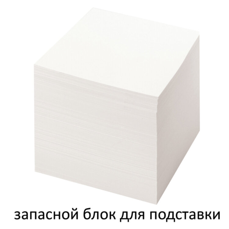 Блок для записей непроклеенный, 8х8х8 см, плотность 55 г/м2, белизна 70-80%, STAFF, 111981, 111981