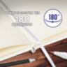 Скетчбук, слоновая кость 140 г/м2 130х210 мм, 80 л., КОЖЗАМ, резинка, BRAUBERG ART CLASSIC, белый, 113192, 113192