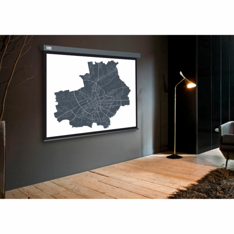 Экран Cactus Wallscreen CS-PSW-180X180-SG, 180x180 см, 1:1, настенно-потолочный, серый, 238923