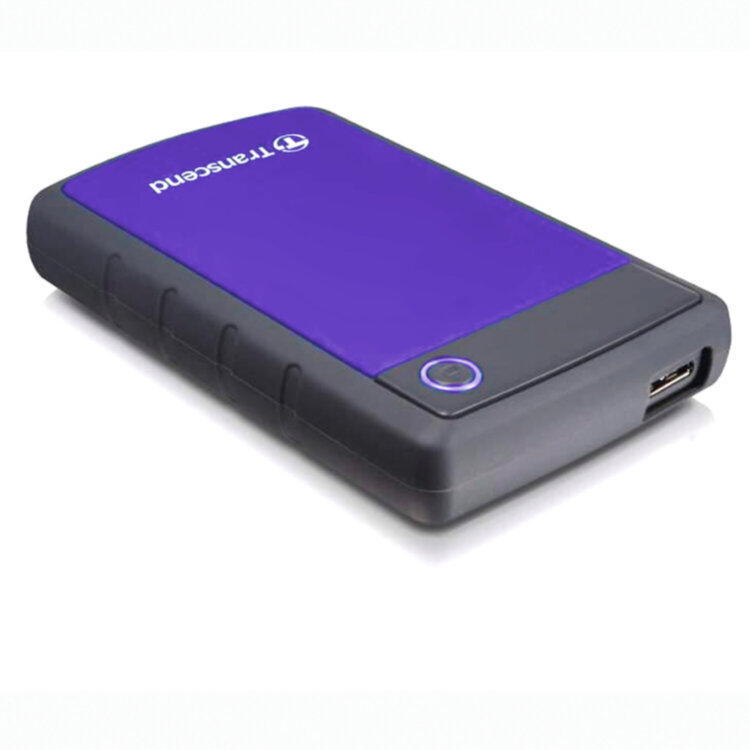 Внешний жесткий диск TRANSCEND StoreJet 2TB, 2.5", USB 3.0, фиолетовый, TS2TSJ25H3P, 513594
