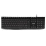 Клавиатура проводная SVEN KB-S305, USB, 105 кнопок, черная, SV-018801, 513837