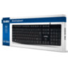 Клавиатура проводная SVEN KB-S305, USB, 105 кнопок, черная, SV-018801, 513837