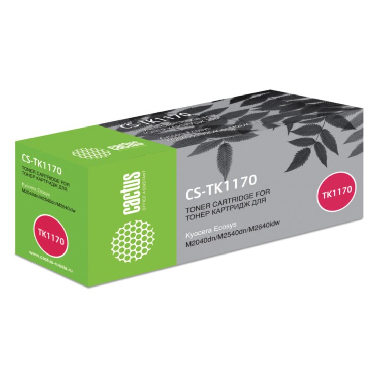 Тонер-картридж CACTUS (CS-TK1170) для KYOCERA M2040dn/M2540dn/M2640idw, ресурс 7200 стр., 362961