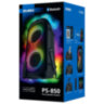 Колонка портативная SVEN PS-850, 100 Вт, TWS, Bluetooth, FM, USB, microSD, LED-дисплей, черная, SV-022679, 514319