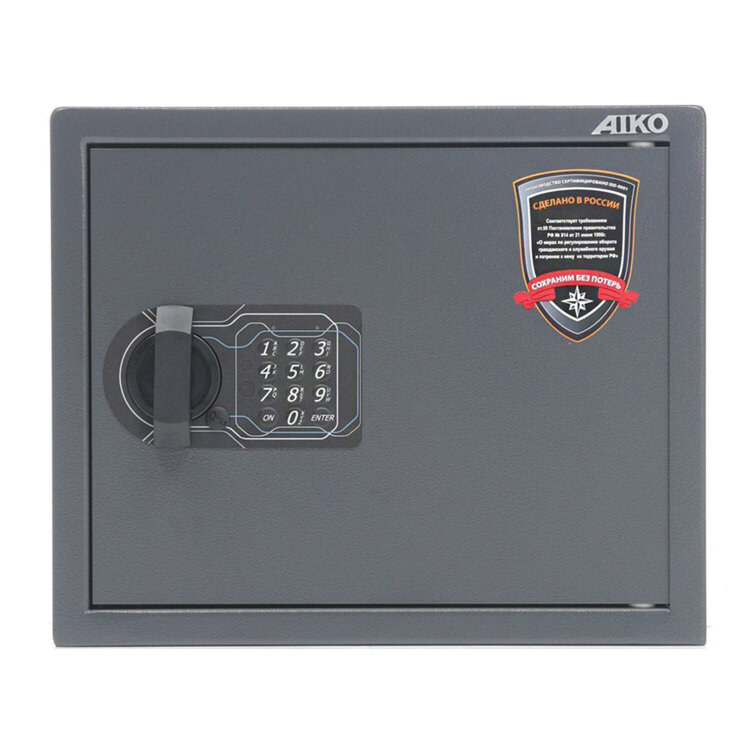 Сейф оружейный AIKO "TT-28 EL", 280х340х295 мм, 8,5 кг, патронное отделение, электронный замок, 290795