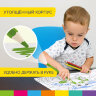 Карандаши цветные утолщенные BRAUBERG KIDS, 24 цвета, шестигранные, грифель 5 мм, натуральное дерево, 181879, 181879