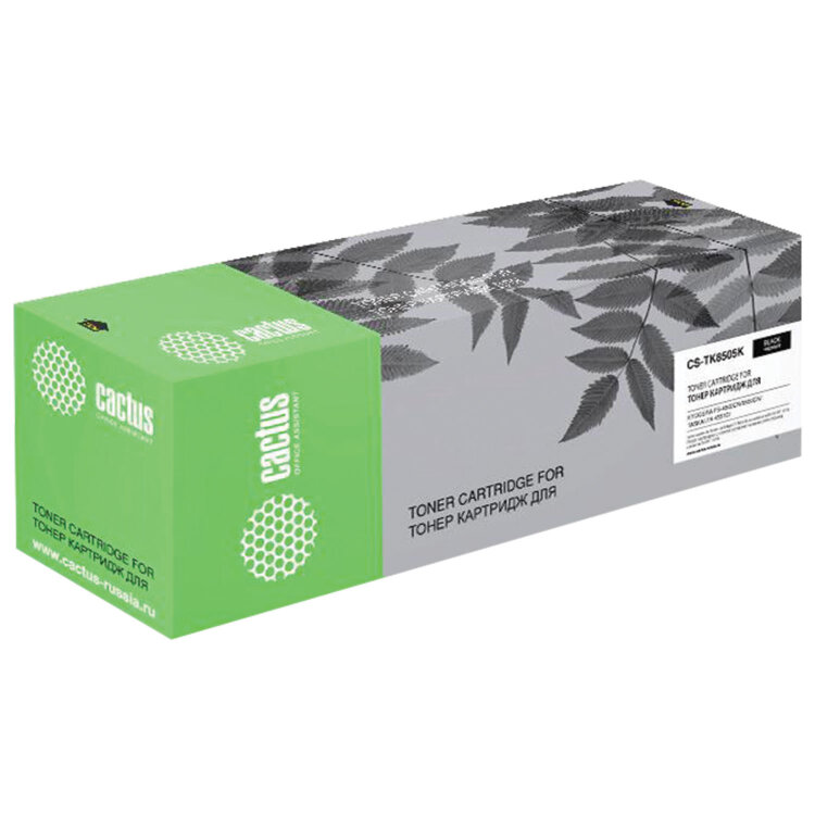 Тонер-картридж CACTUS (CS-TK8505K) для Kyocera FS-4500CN/5550CN/TASKalfa 4551ci, черный, ресурс 30000 страниц, 363355