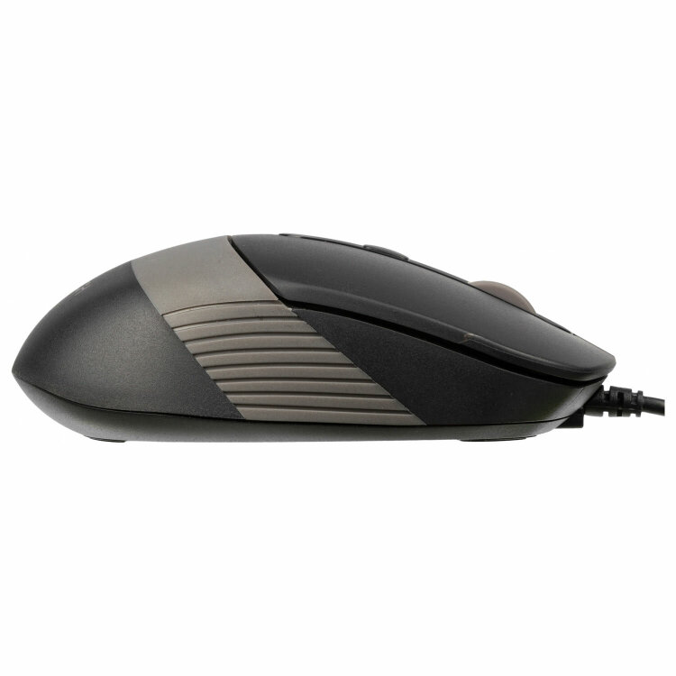 Мышь проводная A4TECH Fstyler FM10, USB, 3 кнопки + 1 колесо-кнопка, оптическая, черная, 1147673, 513923