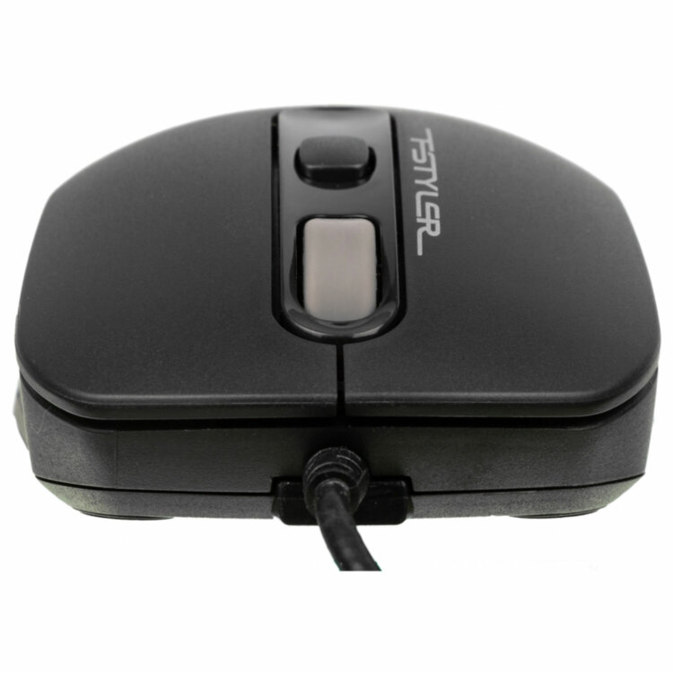 Мышь проводная A4TECH Fstyler FM10, USB, 3 кнопки + 1 колесо-кнопка, оптическая, черная, 1147673, 513923