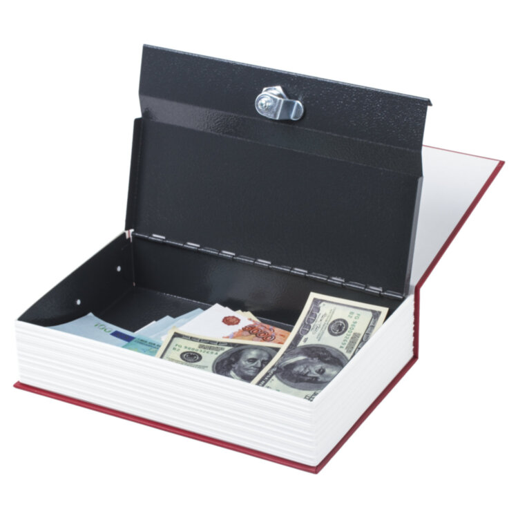 Сейф-книга "Ревизор", 55х155х240 мм, ключевой замок, BRAUBERG, 291052, 291052