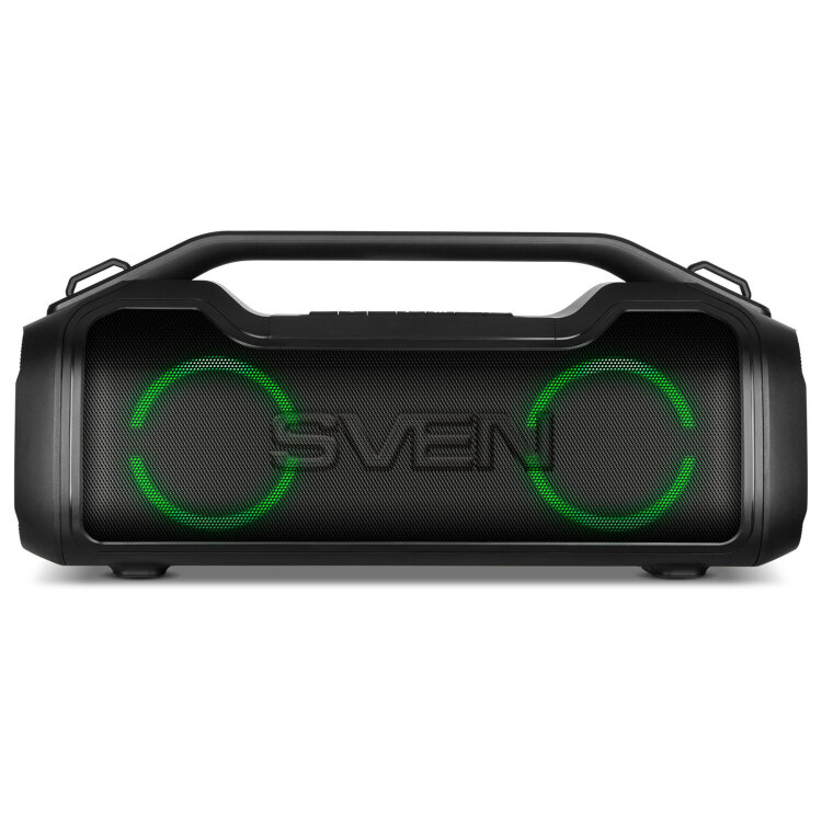 Колонка портативная SVEN PS-390, 50 Вт, TWS, Bluetooth, microSD, черный, SV-021306, 514315
