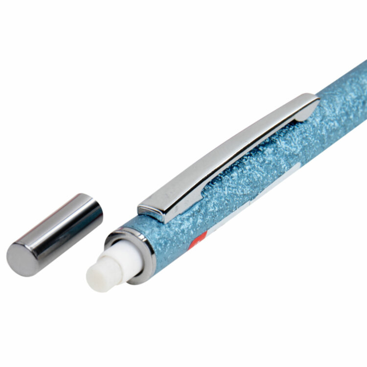 Карандаш механический 0,5 мм, HB, BRAUBERG OCEAN BLUE, металлический корпус, 181978, 181978