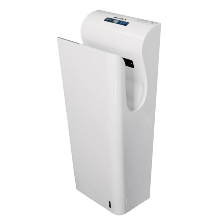 Сушилка для рук KSITEX UV-9999, 2050 Вт, ультрафиолет, погружного типа, время сушки 10 секунд, пластик, белая, 605511